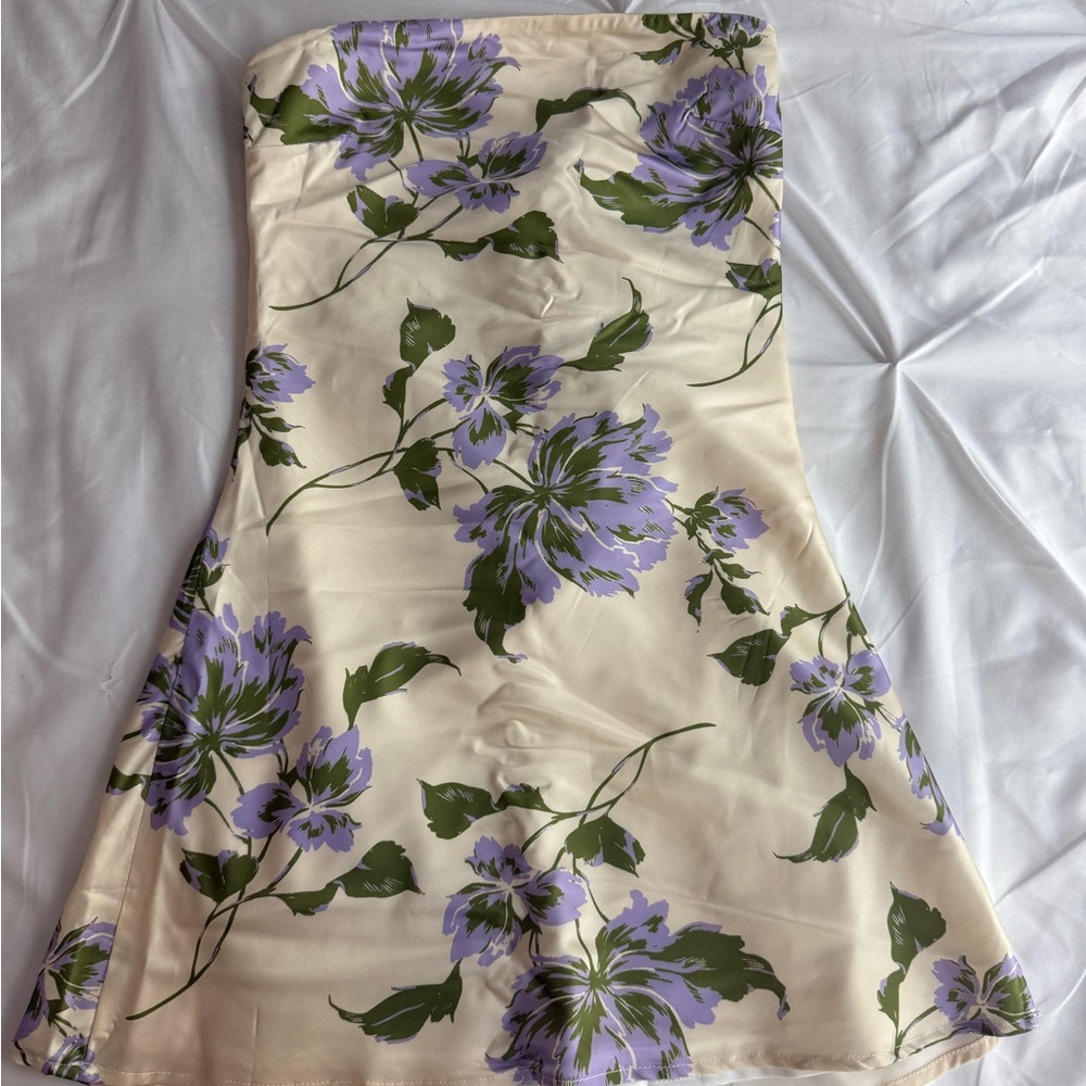 Peppermayo Floral Satin Mini dress